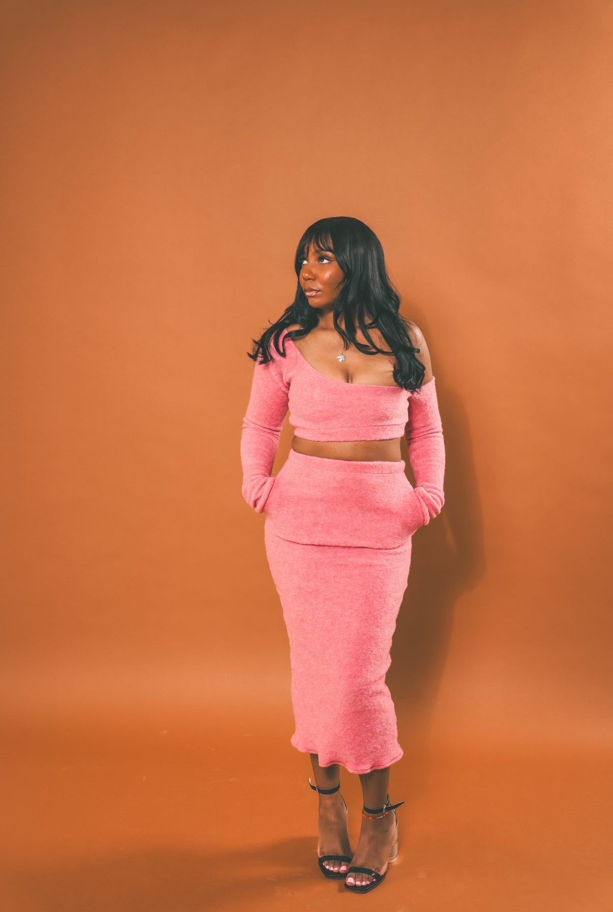 LUFF Pocket Maxi/Mini Skirt Set.