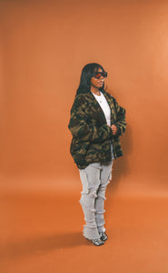 LUFF Camo Cardigan